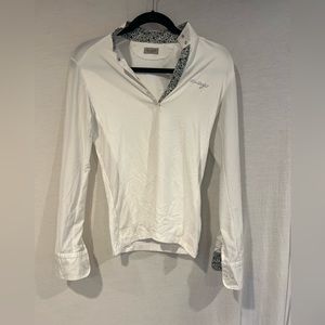 Iago Sara white show shirt size small